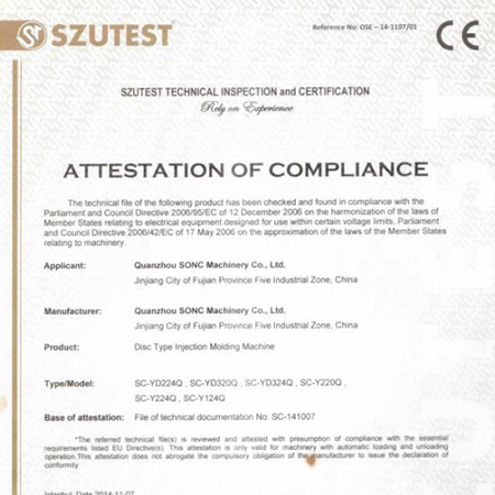 Certificado CE  
